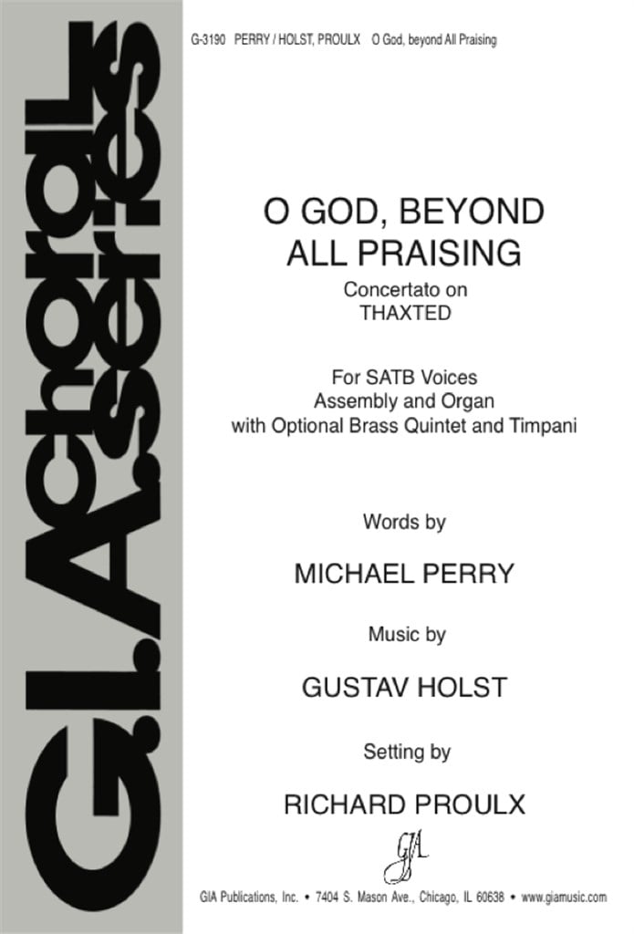 O God beyond All Praising